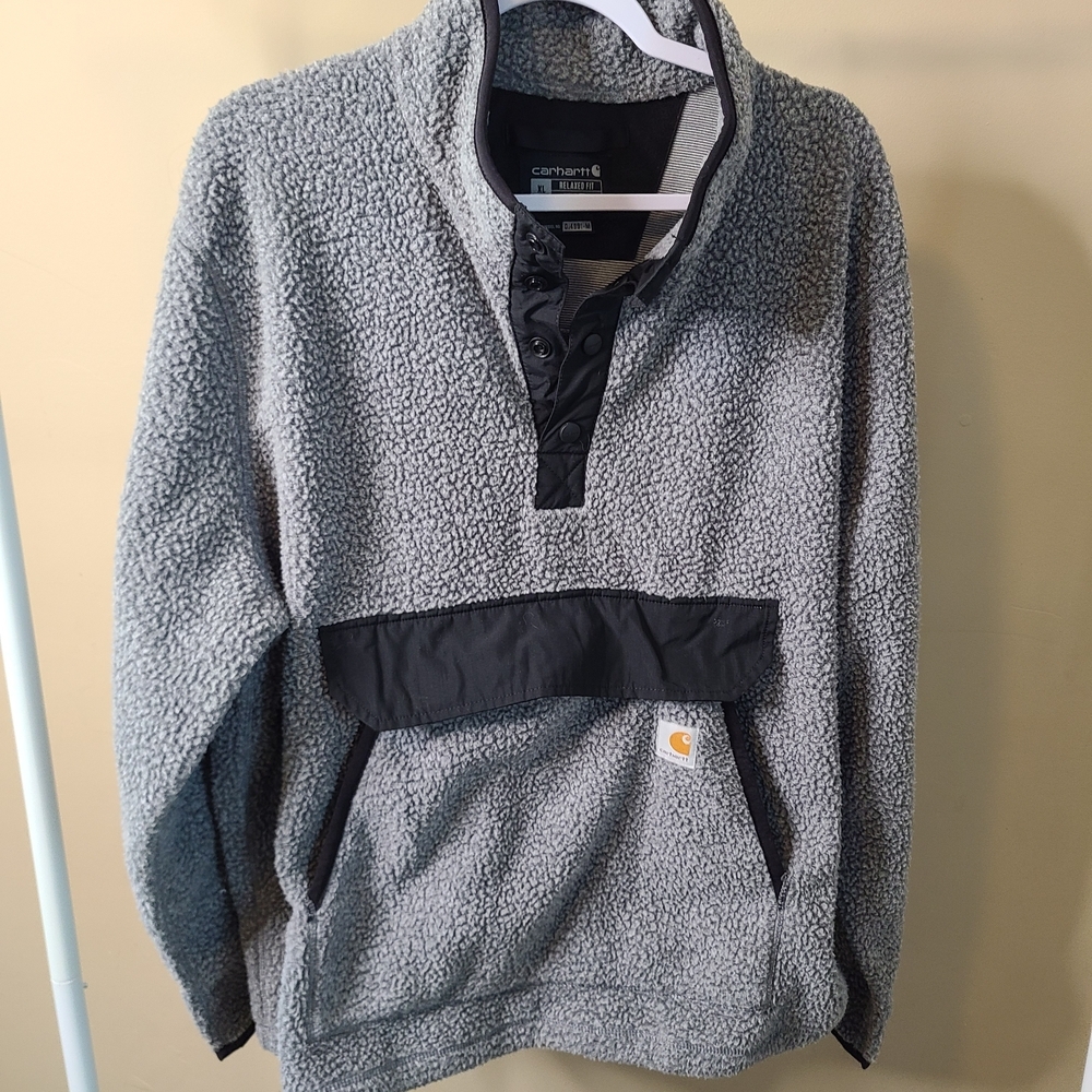 Carhartt Gray Sherpa Pullover